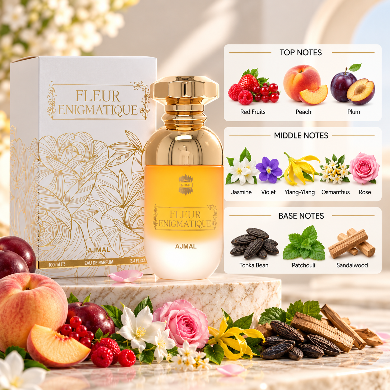 Ajmal Fleur Enigmatique Eau de Parfum 90 mL for Women
