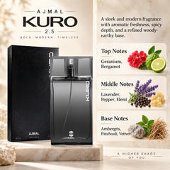 Ajmal Kuro Eau de Parfum 90 mL for Men