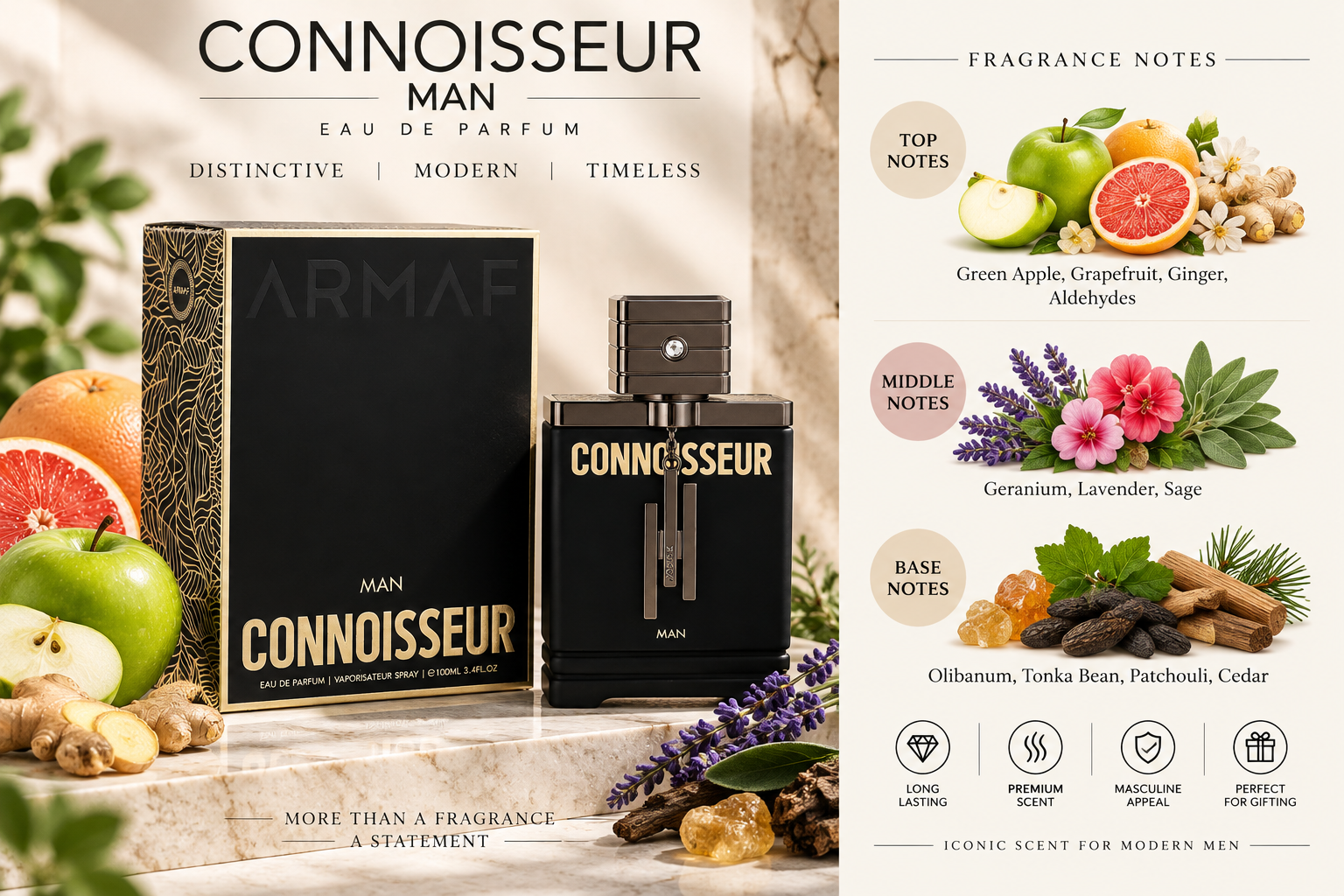 Armaf Connoisseur Man Eau de Parfum 100 mL