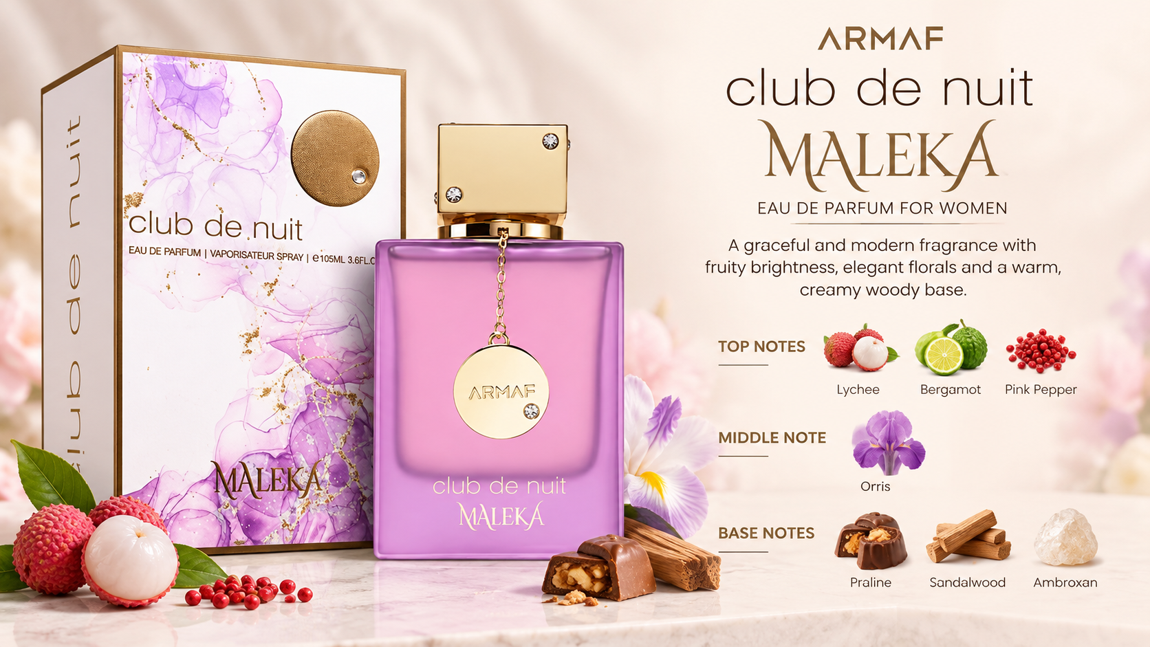 Armaf Club De Nuit Maleka Eau de Parfum 105 mL for Women