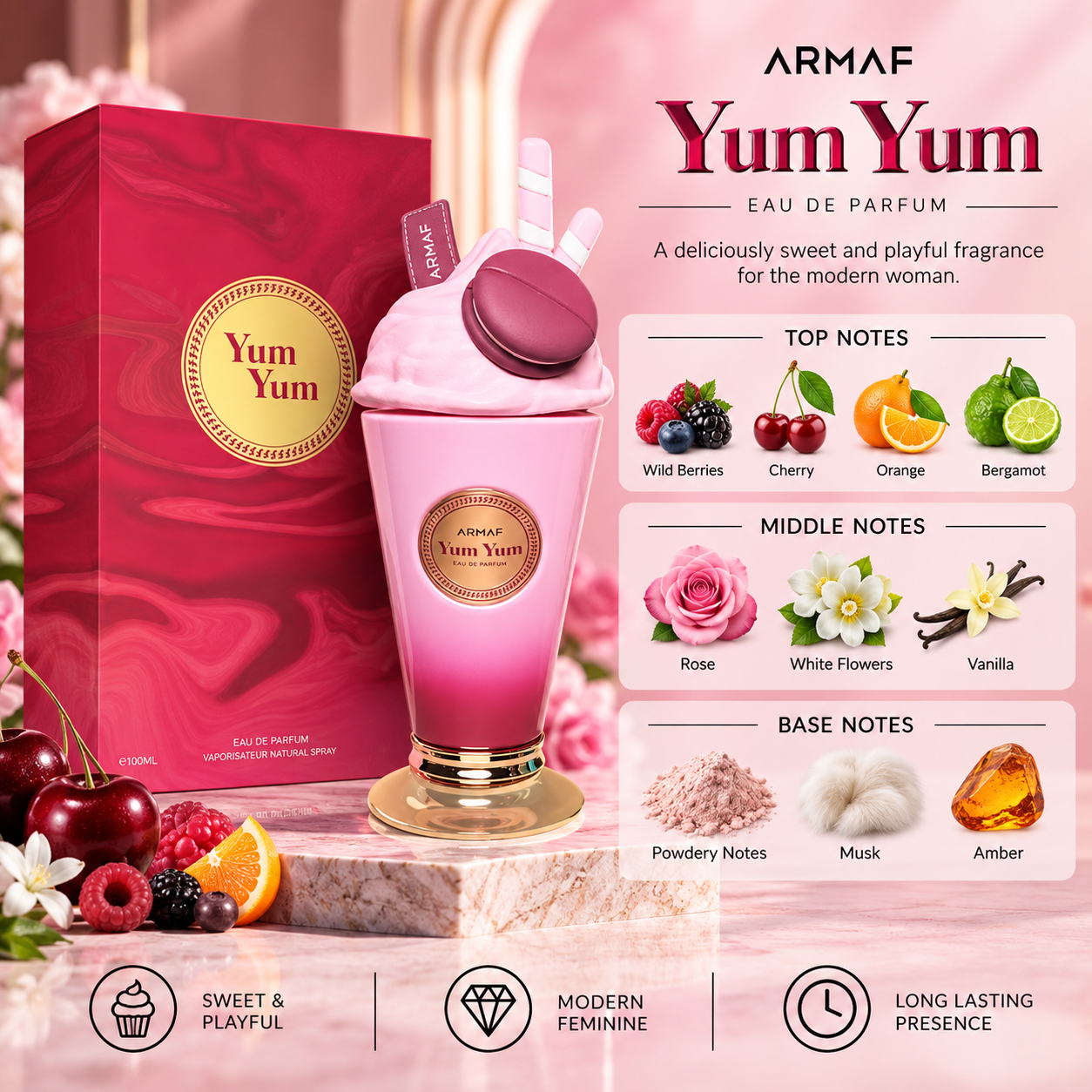 Armaf Yum Yum Eau de Parfum 100 mL for Women