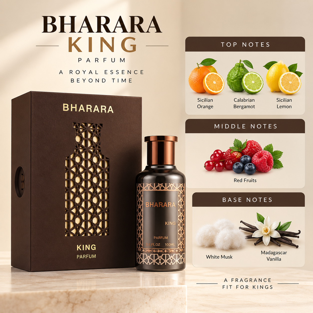 Bharara Beauty Bharara King Parfum 100 mL for Men