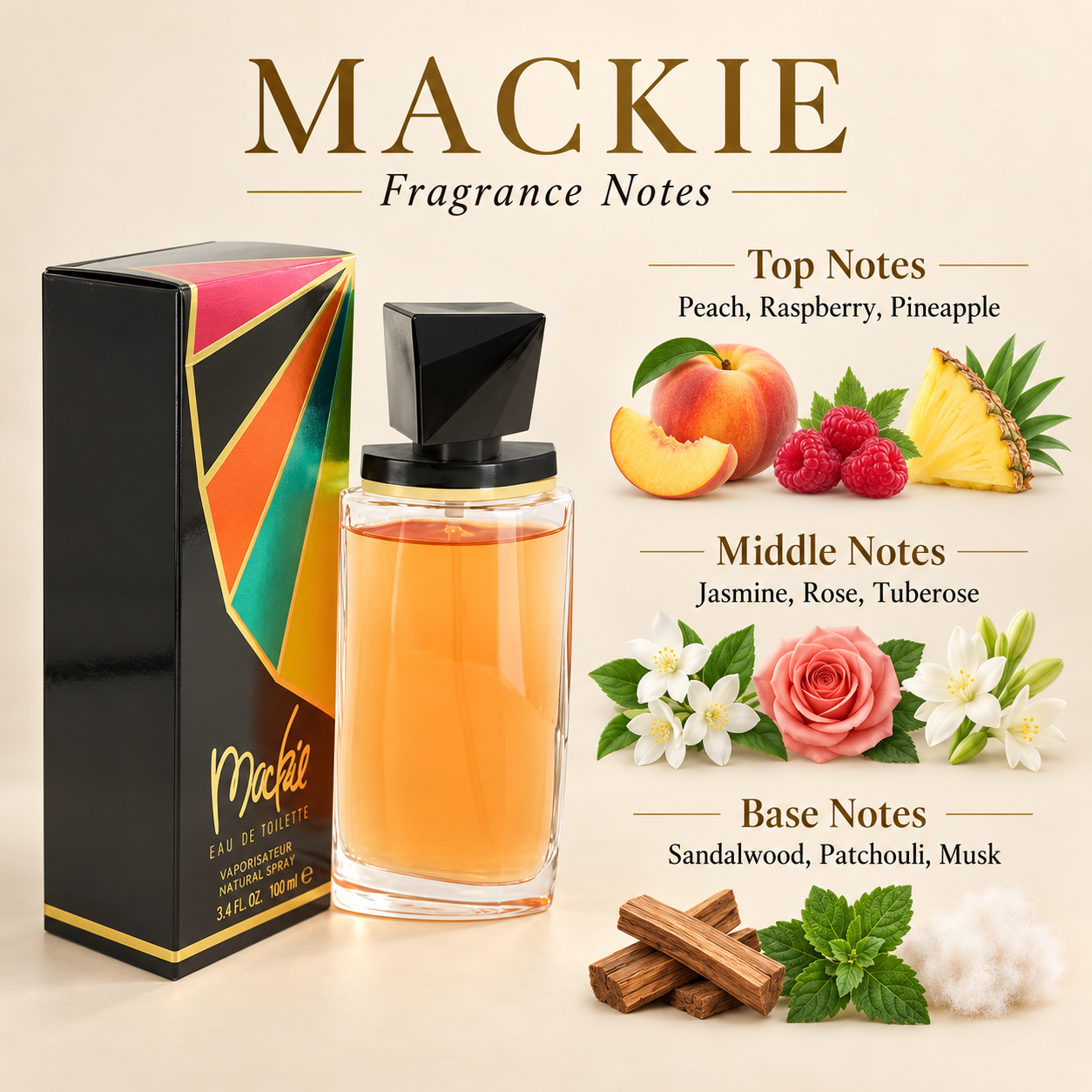 Bob Mackie Mackie Eau de Toilette 100 mL for Women