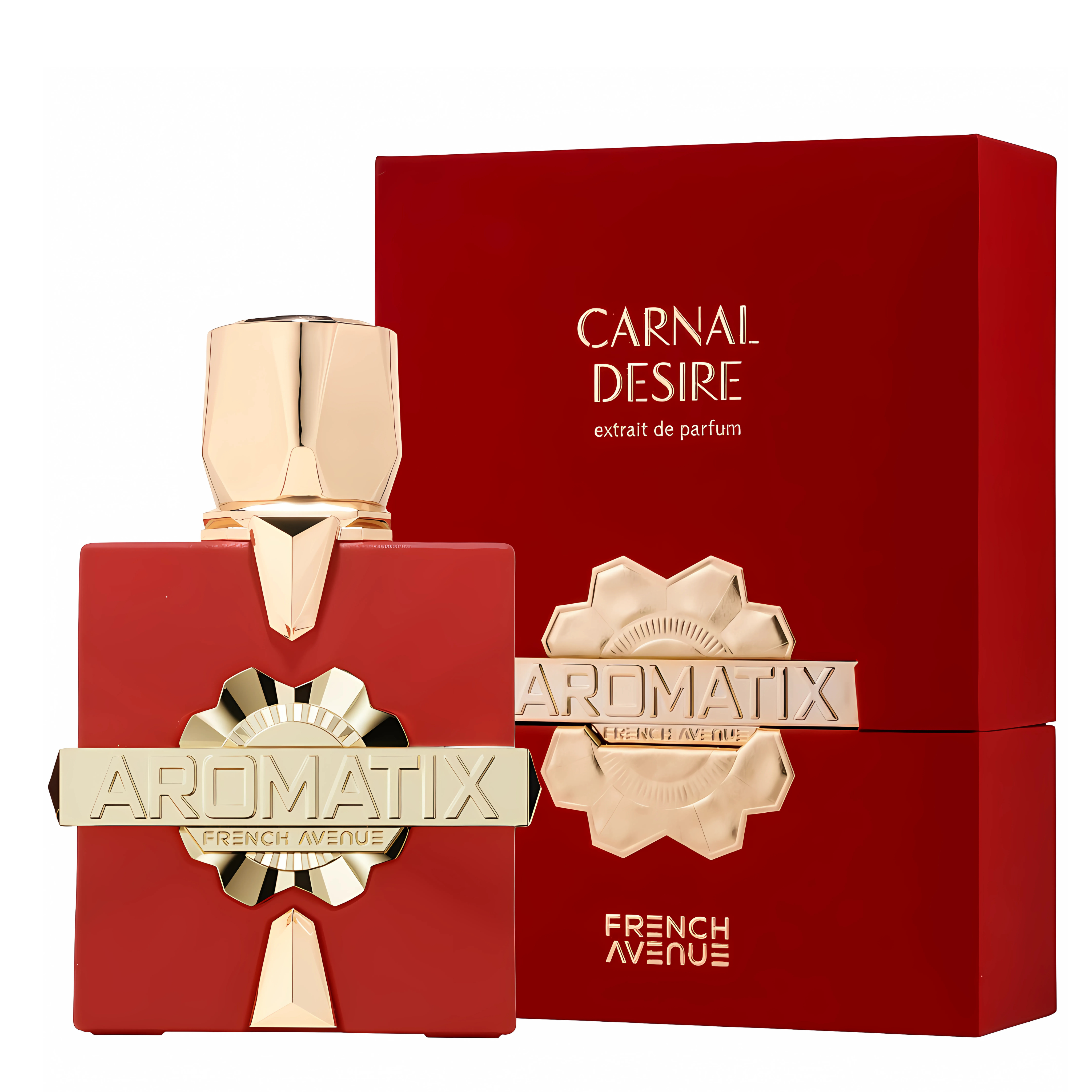 French Avenue Aromatix Carnal Desire Eau de Parfum 100 mL bottle and box