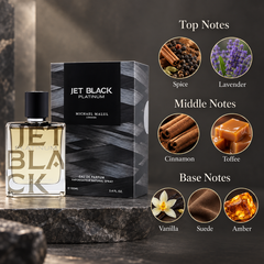 Michael Malul Jet Black Platinum Eau de Parfum 100 mL for Men