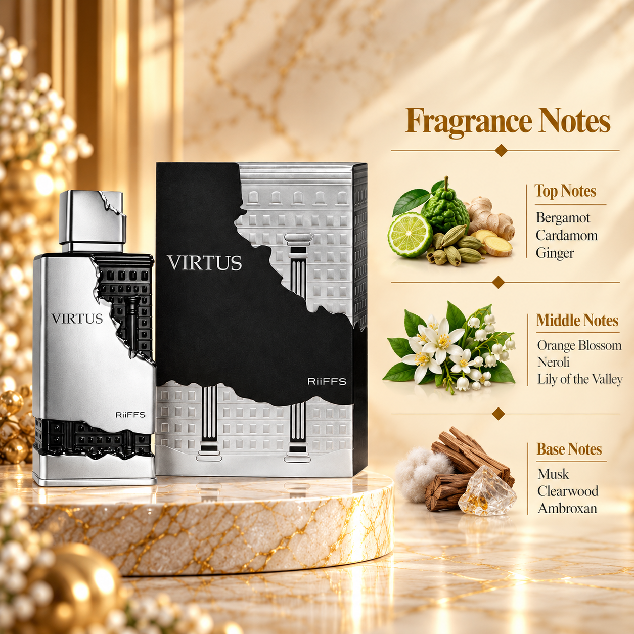 Riiffs Virtus Extrait de Parfum 100 mL for Men
