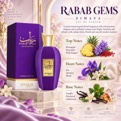 Zimaya Rabab Gems Eau de Parfum 100 mL for Women
